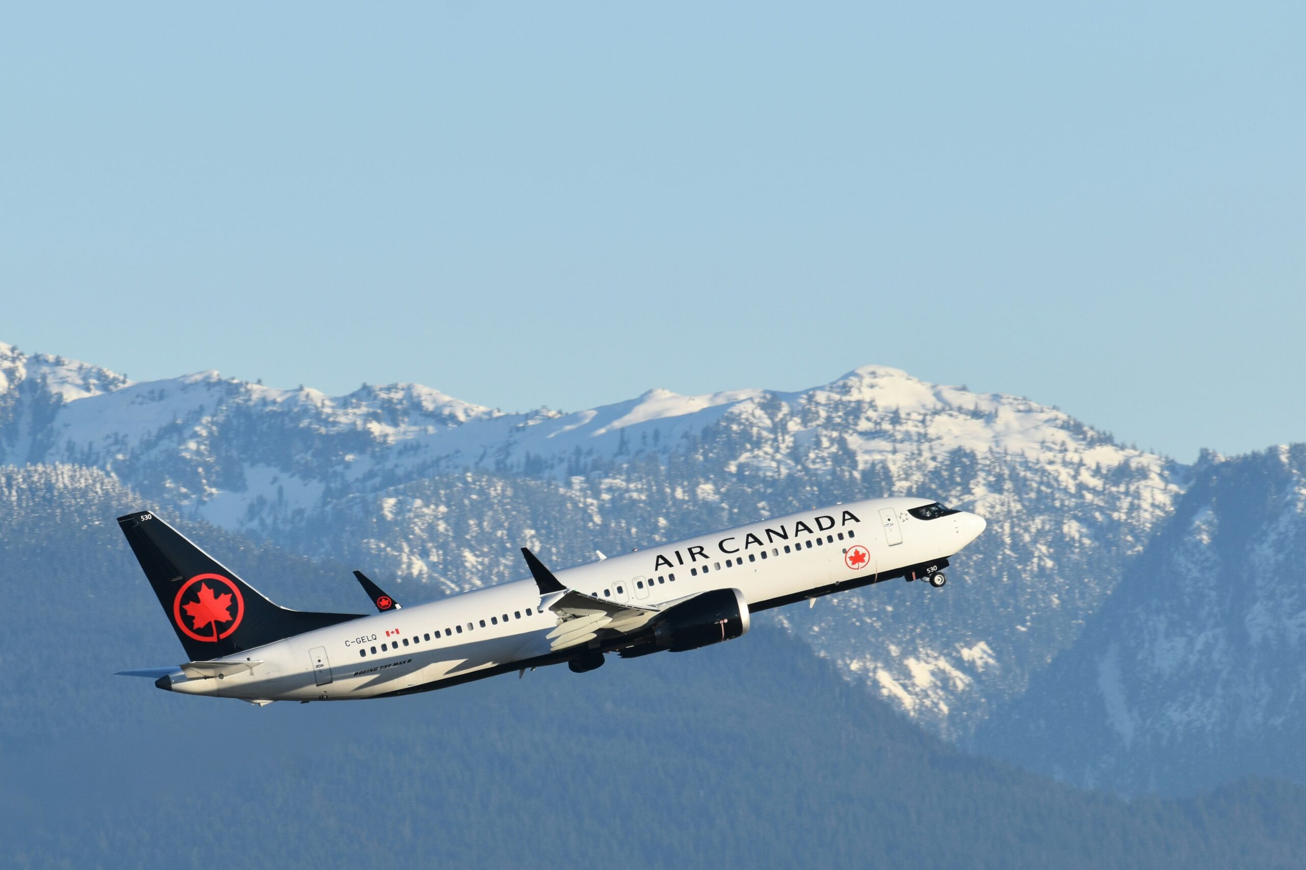 Air Canada aircraft in flight