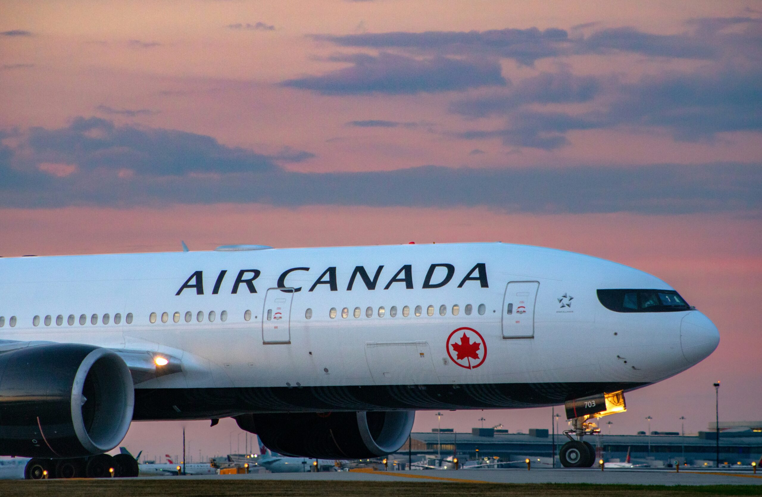 Air Canada aircraft in flight
