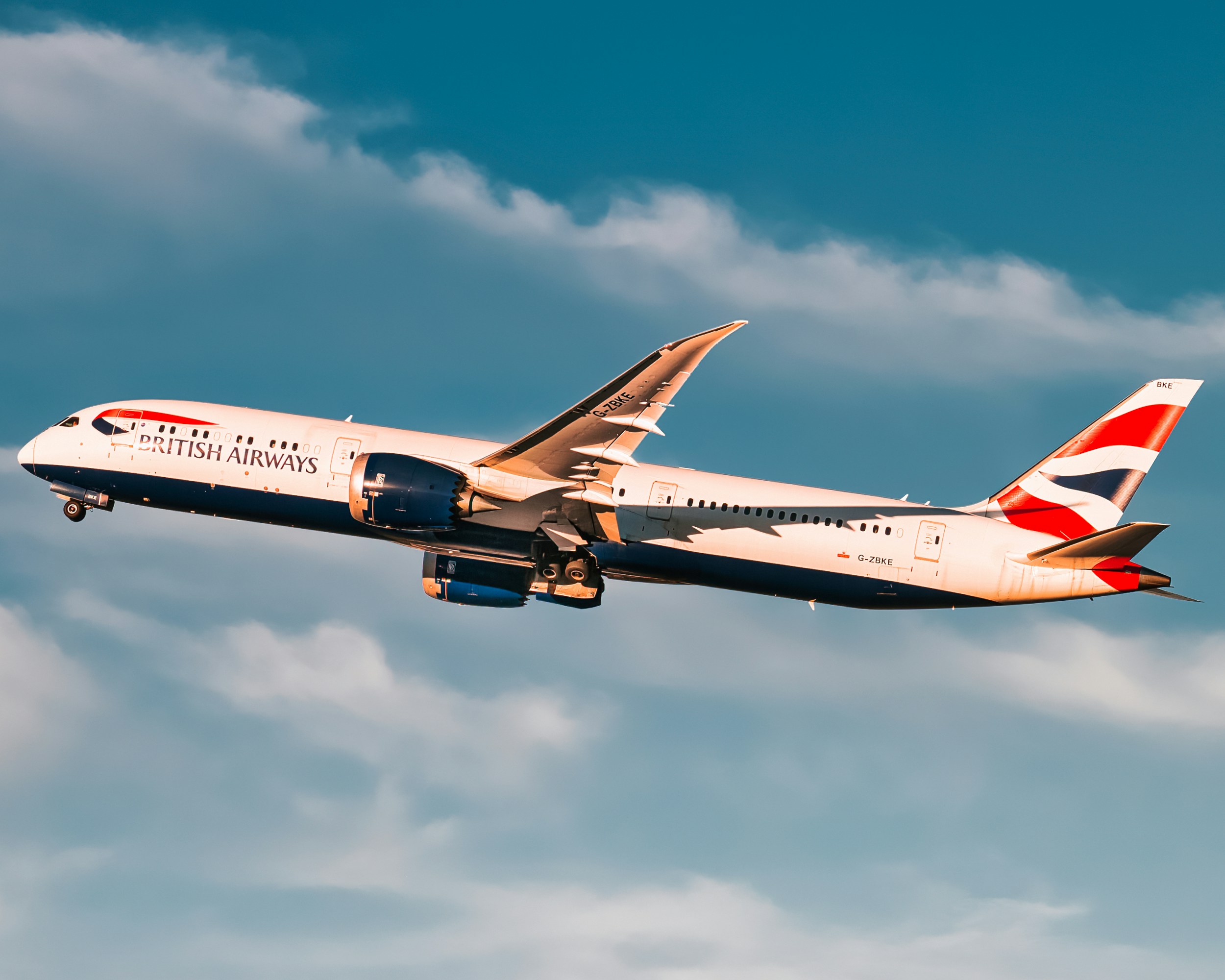 British Airways aircraft in flight