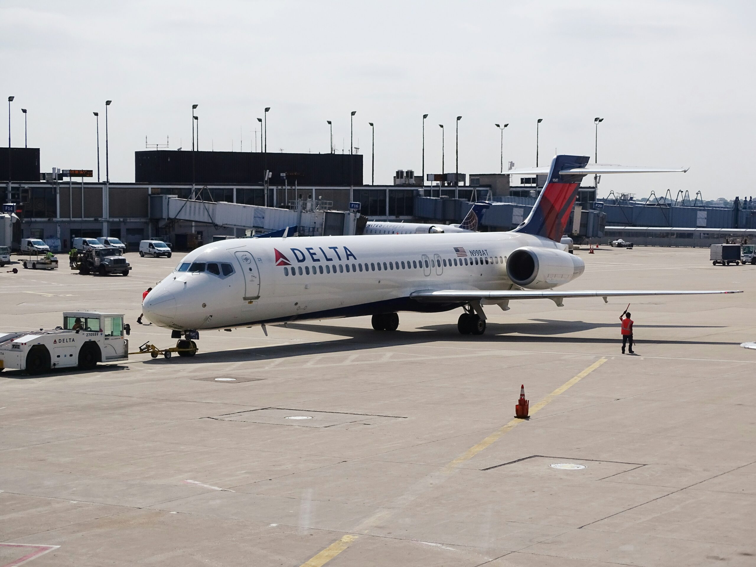 Delta Air Lines aircraft in flight