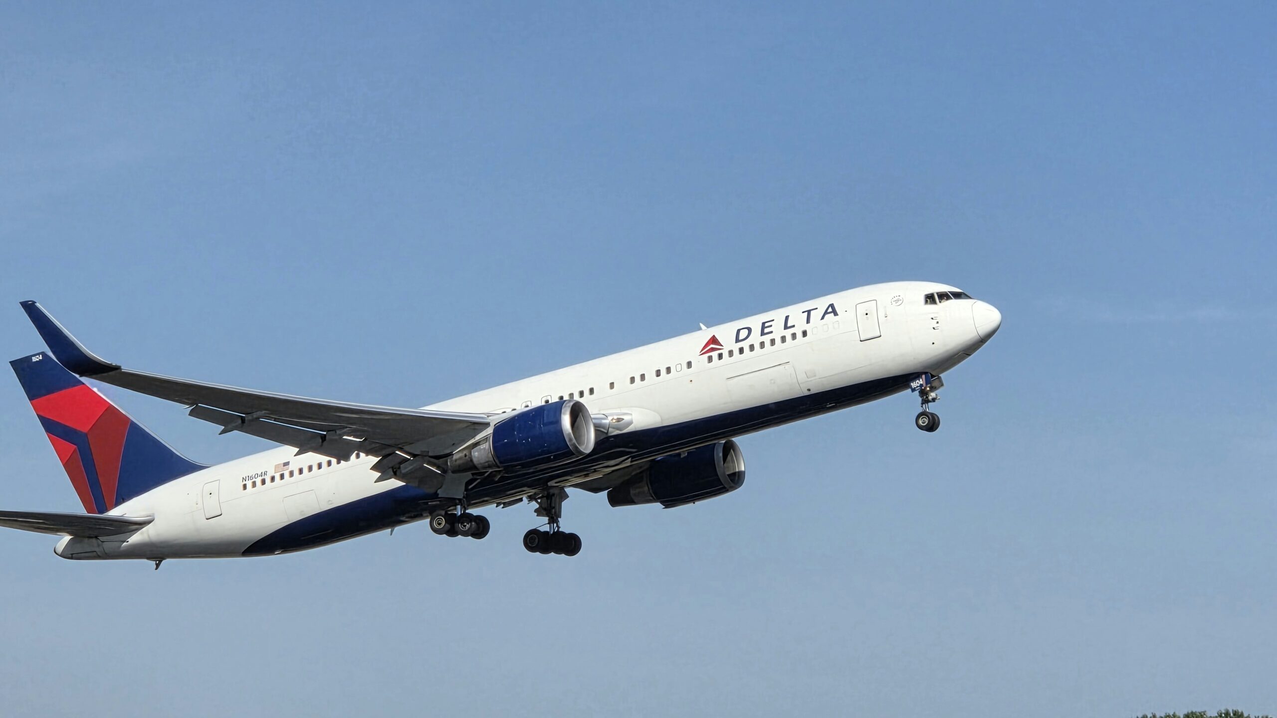 Delta Air Lines aircraft in flight