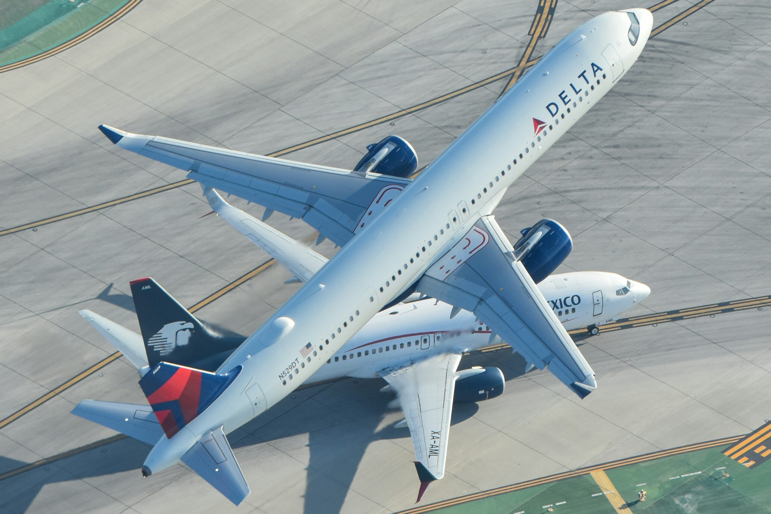 Delta Air Lines aircraft in flight