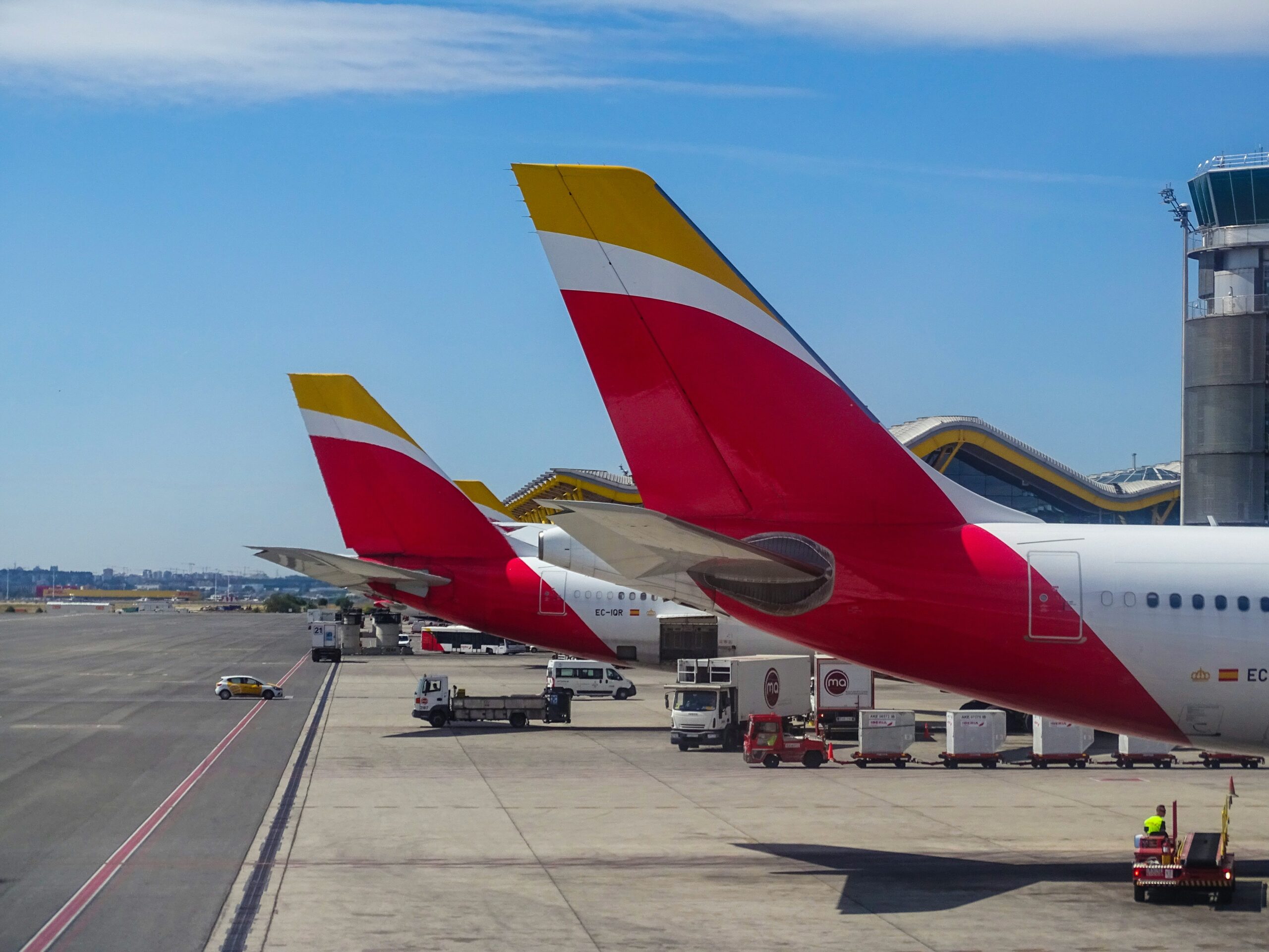 Iberia aircraft in flight