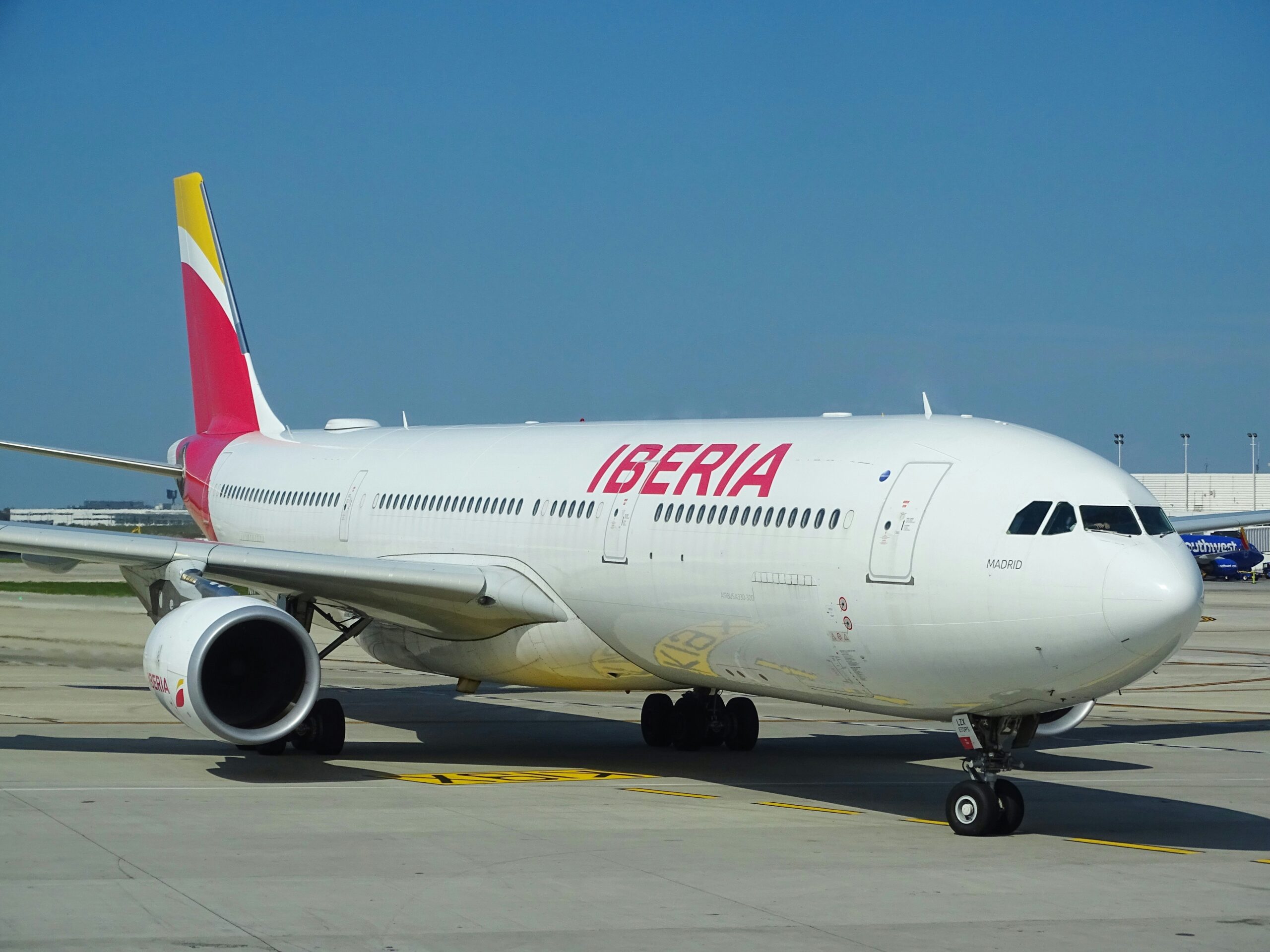 Iberia aircraft in flight
