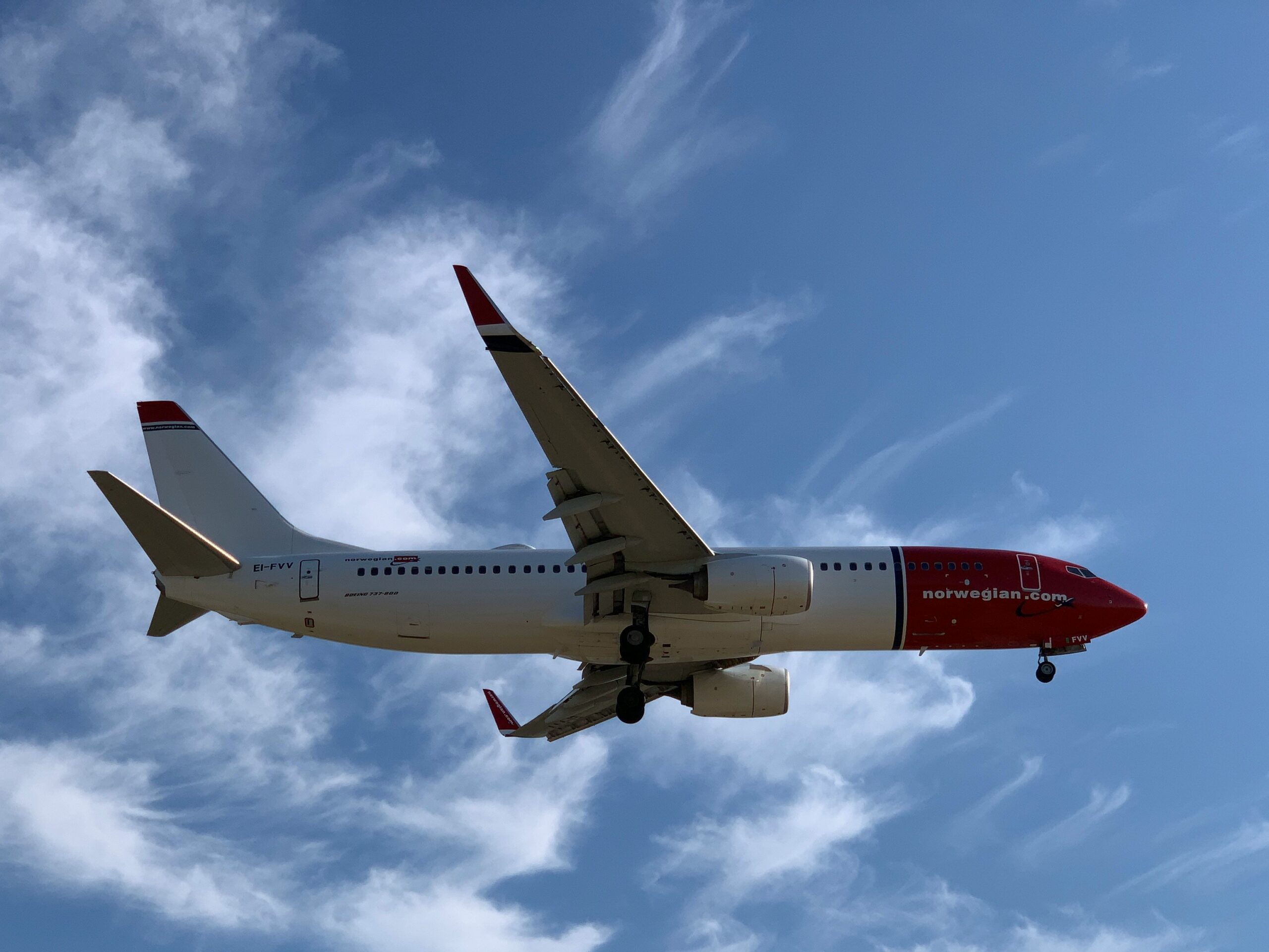 Norwegian Boeing 787 Dreamliner in flight