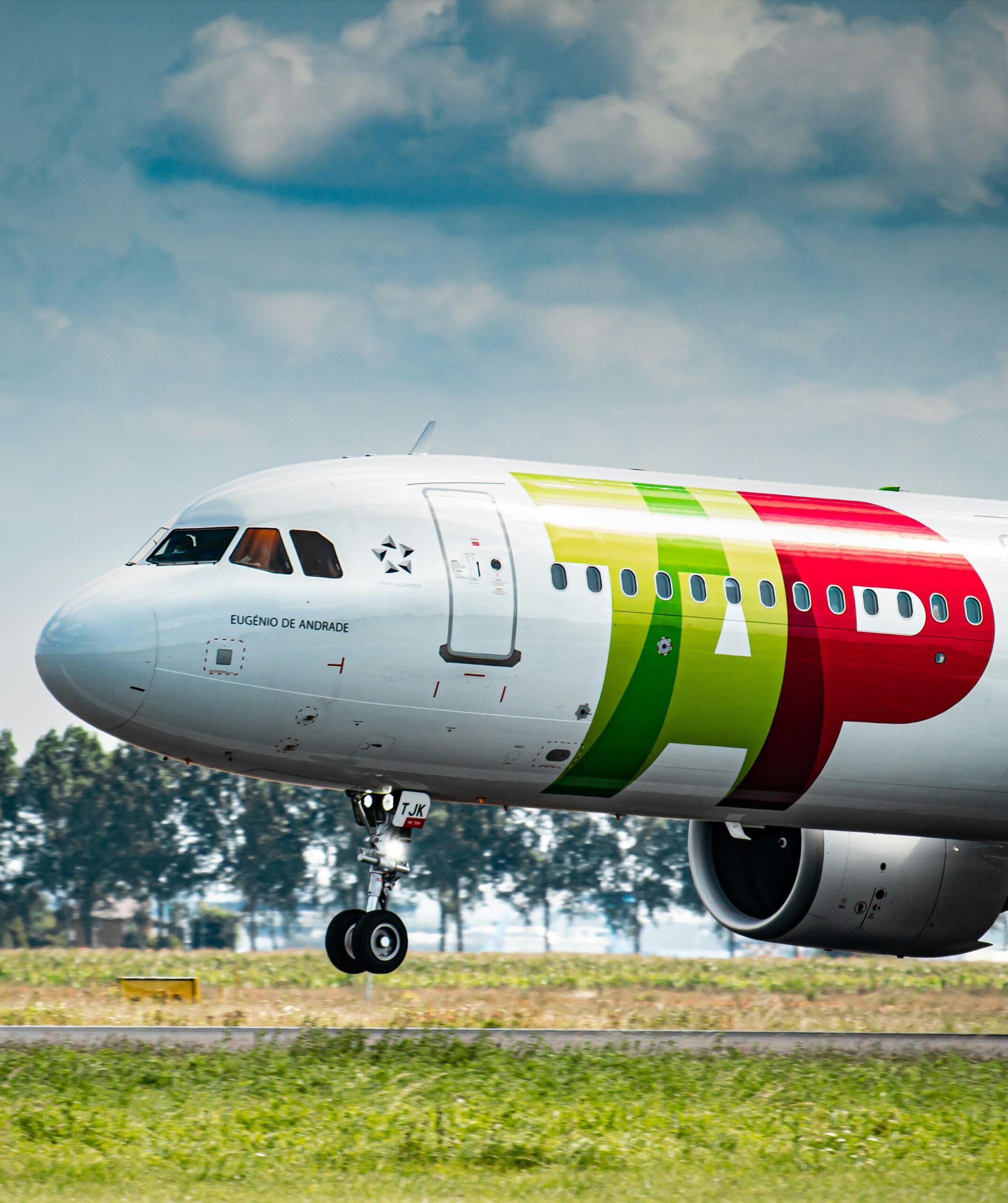 TAP Air Portugal aircraft in flight