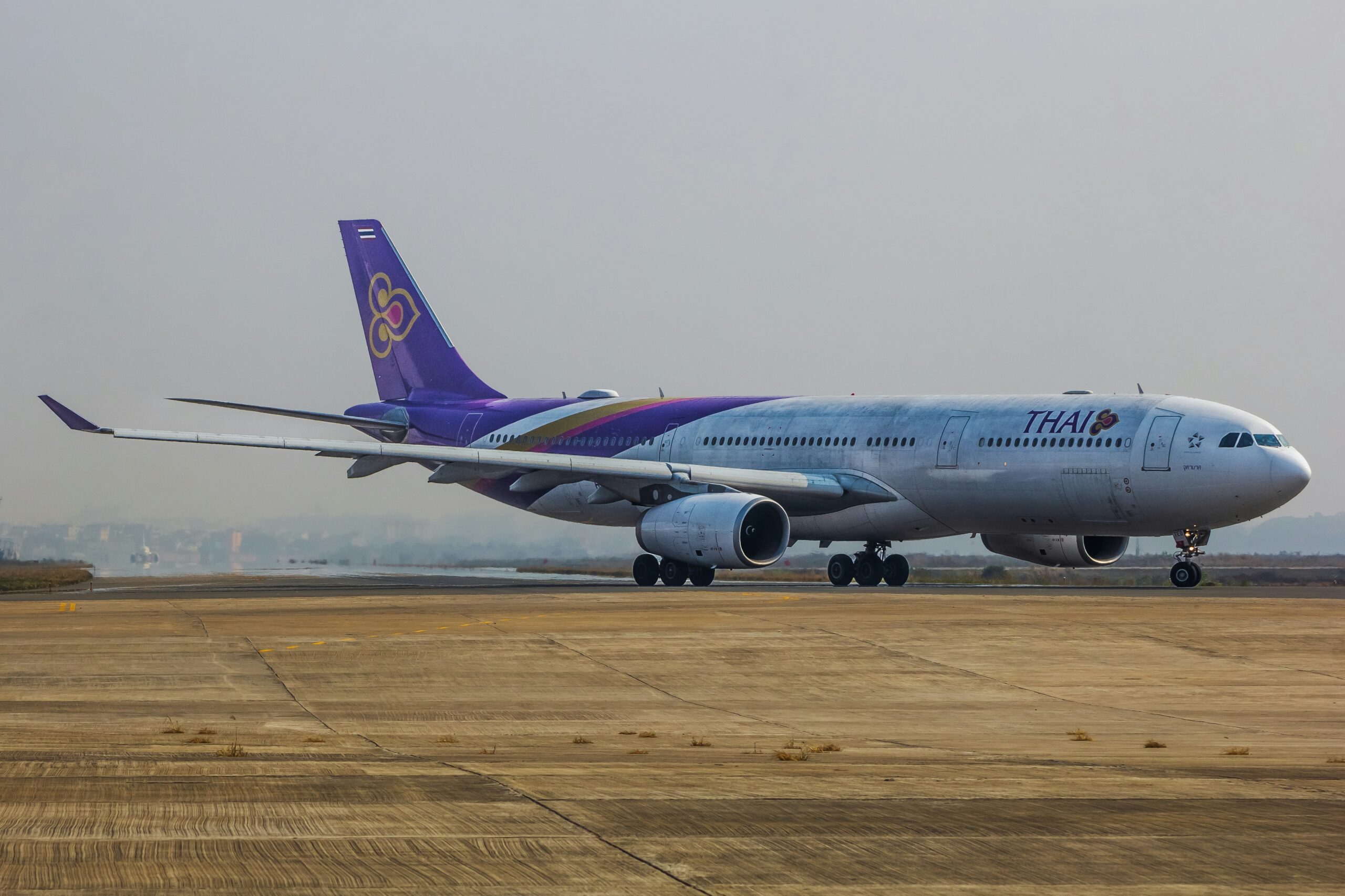 Thai Airways aircraft in flight